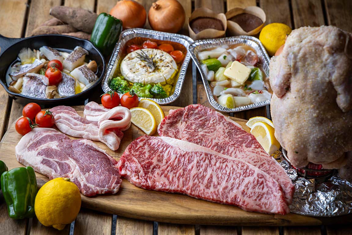 瀬戸内の恵みと出会い、味わう。グランピングならではの贅沢グルメをご