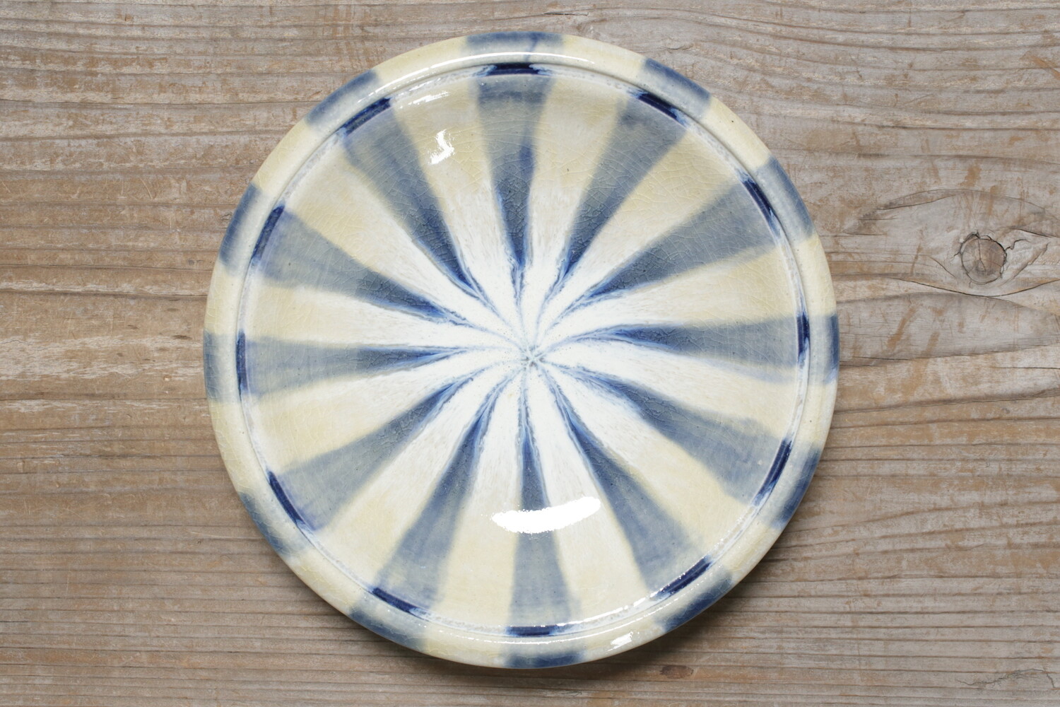 日々の暮らし | 折縁二彩流し皿 8.5寸 | 瀬戸本業窯