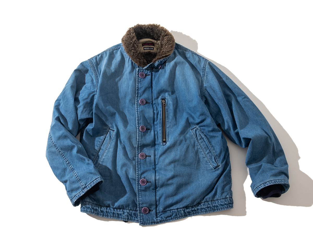 JACQUARD DENIM DECK JACKET PREORDER｜BLUE BLUE | ハリウッドランチ