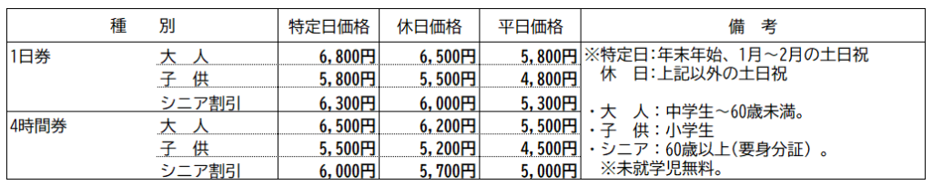 2025-2026早割りシーズン券・早割リフト券10月1日販売開始‼