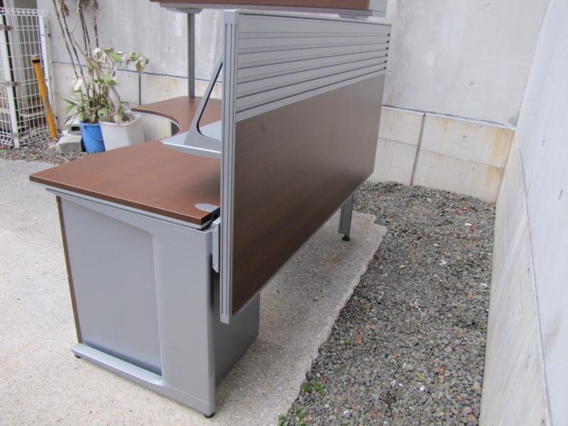 オカムラ プロステージ クレスト L型デスク 中古｜