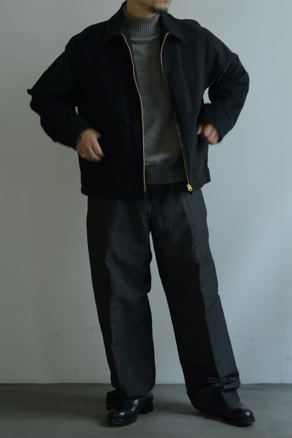 COMOLI コモリ / モールスキン ジップショートジャケット (sold