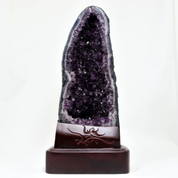 トップクォリティ]ブラジル産アメジストドーム（全長60cm） - 埼玉県