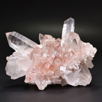 高品質]インド/マニカラン産ヒマラヤ水晶原石クラスター（133g