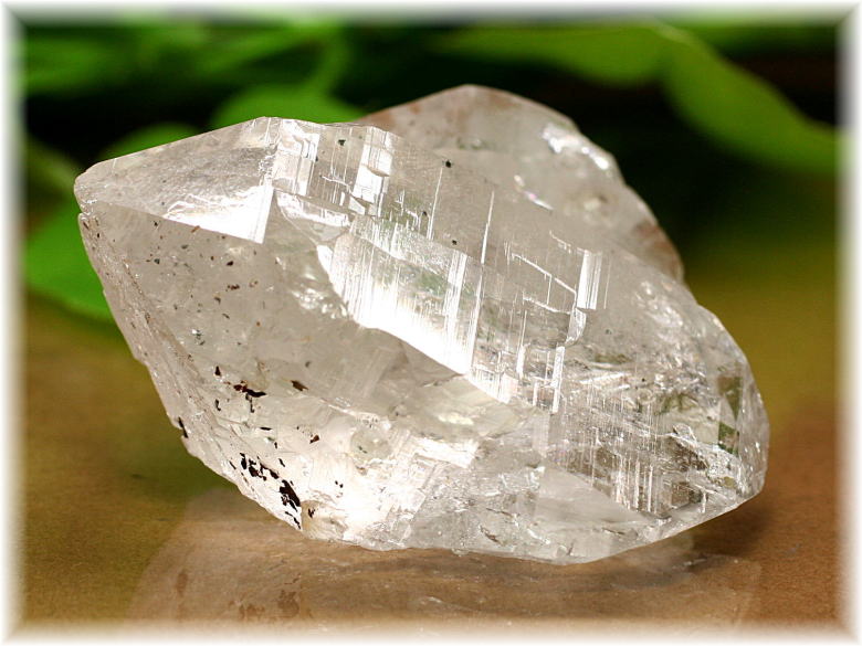 ガネッシュヒマール産]ヒマラヤ水晶原石ナチュラルポイント（セルフ