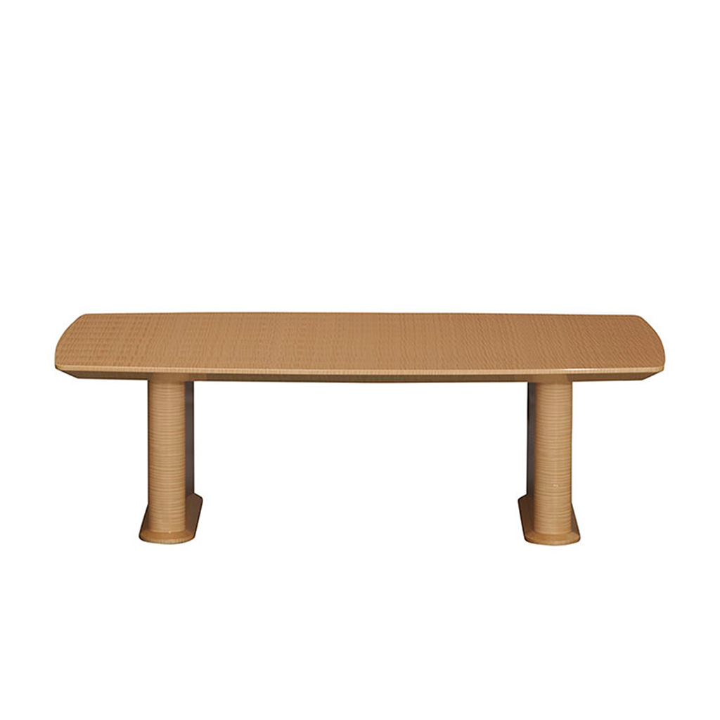 センターテーブル 「ウィーン No.2」 ホワイトシカモア材【受注生産品