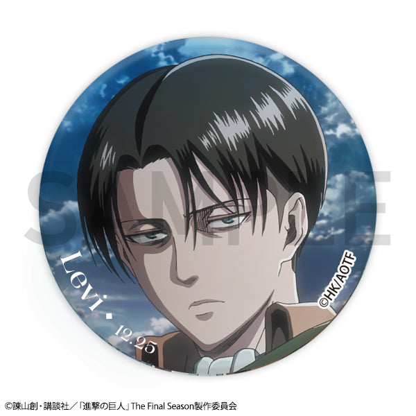 進撃の巨人 Re:lightingリヴァイBirthday トレーディング缶バッジ全8種