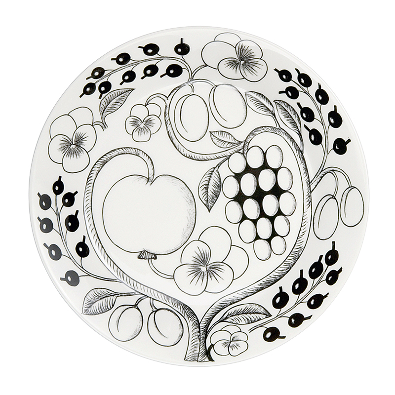 パラティッシ プレート 26cm ブラックiittala/Arabia|北欧食器の