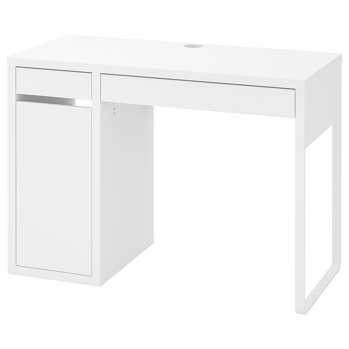 MICKE desk, white, 413/8x195/8