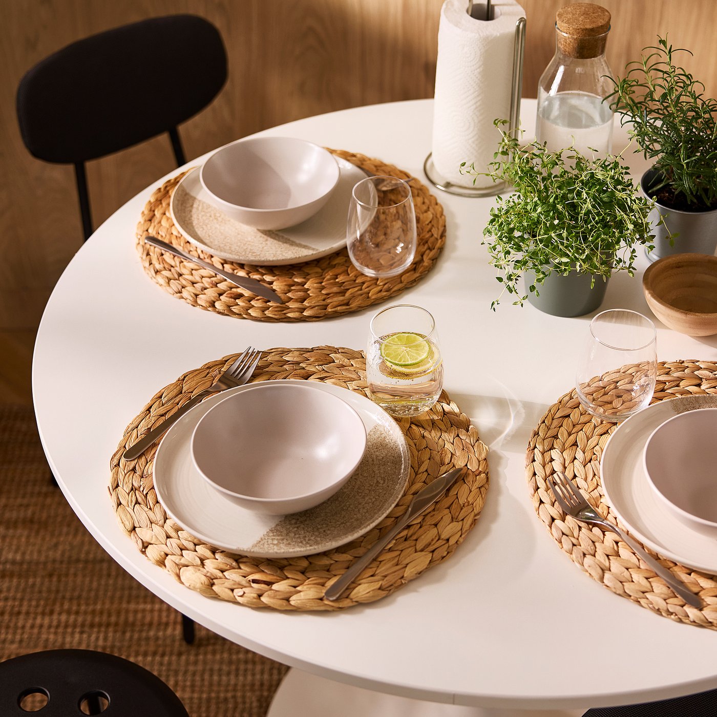 DOCKSTA table, white/white, 401/2