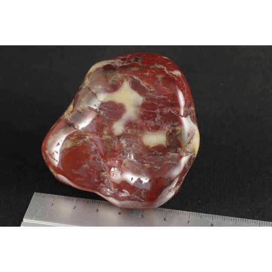 ジャスパー 原石磨き281g *紅加茂石* 天然石販売 名取貴石 天然石