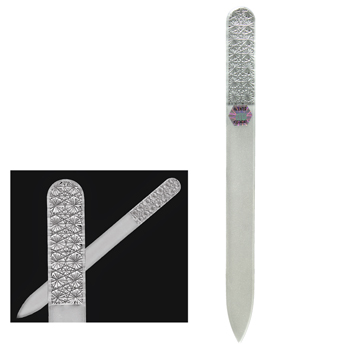 チェコ 土産 ブラジェックガラス爪やすり ボヘミアデザイン【251243