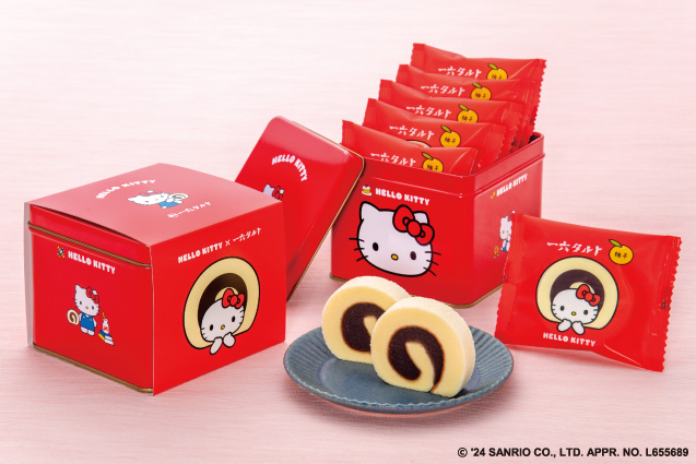 一六本舗×HELLO KITTY「一六タルト ハローキティ（柚子味）」新発売