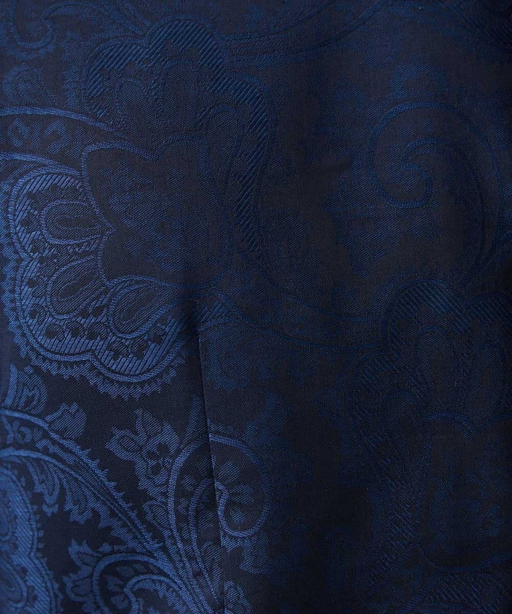 ウィズ ネイビー系ペイズリー柄パジャマ 151cm ウィズ ネイビー系