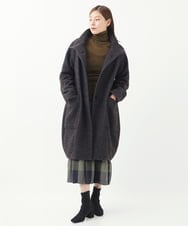 日本製]ITALYミックスウールツイードロングコート(その他のコート