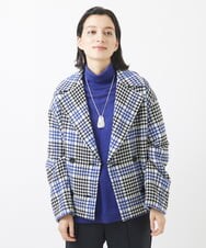 千鳥柄ツイードショートPコート(その他のジャケット・スーツ
