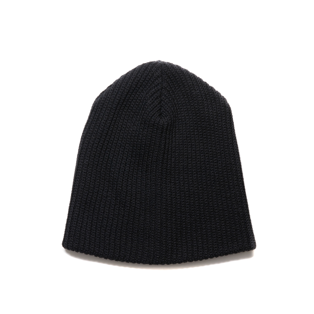 COOTIE PRODUCTIONS/Rib Stitch Cuffless Beanie（Black）［カフレス