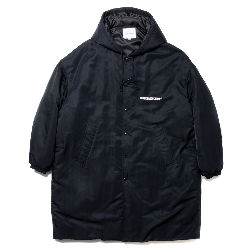 COOTIE PRODUCTIONS/Error Fit Padded Bench Coat（Black）［エラー