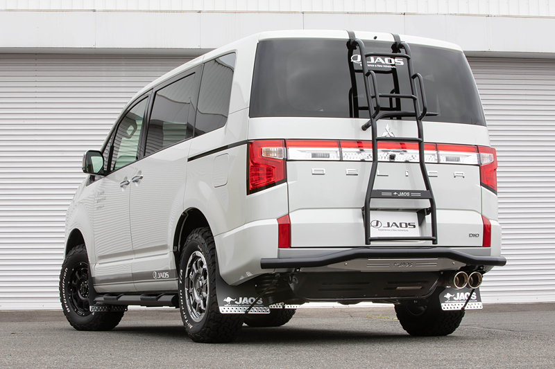 JAOS マッドガードⅢ フロントセット ブラック デリカ D:5 DIESEL（19