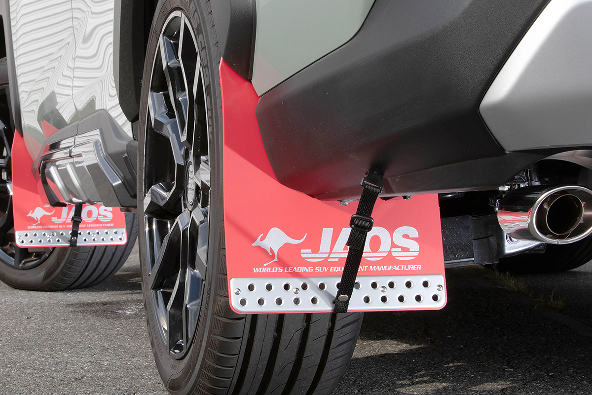 JAOS マッドガードⅢ リヤセット レッド RAV4 50系｜株式会社ジャオス