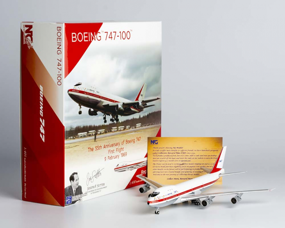 www.JetCollector.com: Boeing Company B747-100 N7470 1:400 Scale NG