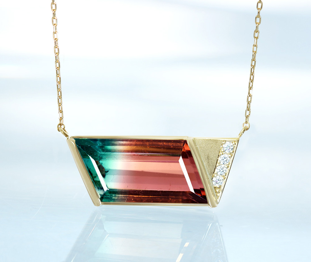 jewel planet 公式サイト / 【HANDMADE】K18 バイカラートルマリン