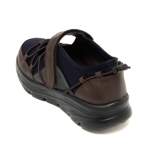 ゴムクロスストラップスニーカー(S ブラック): スニーカー/ローファー