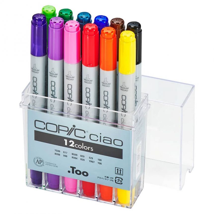 COPIC ciao 114本セット(ケース付き)COPIC ciao 114本セット(ケース