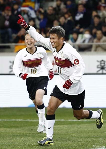 被災地の神戸市に本拠を置くサッカーJリーグ…：キングカズ 三浦知良