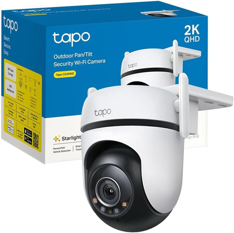 TP-Link Tapo C520WS 4MP 2K Outdoor Pan/Tilt Security Wi-Fi Camera 1440