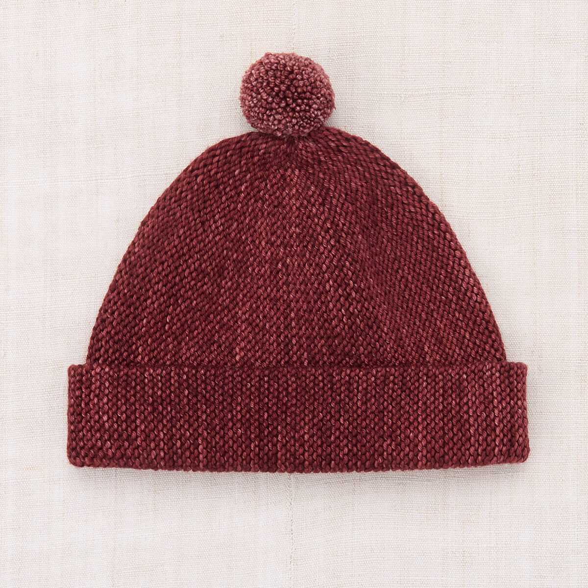 Garter Hat in Madder Root by Misha & Puff – Junior Edition