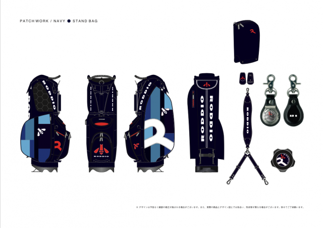 RODDIO キャディバッグ 黒 赤 限定 RODDIOの超限定キャディバッグ受注