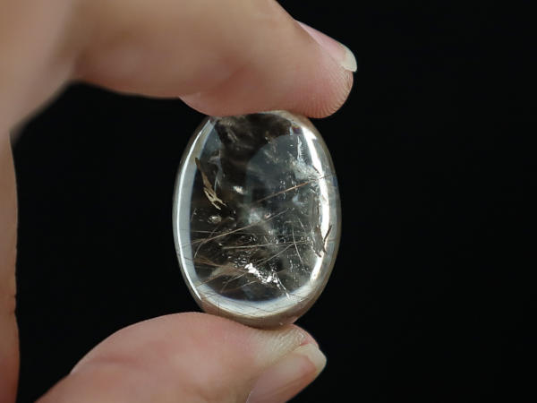 スモーキー・ルチルクォーツ楕円形（磨き）［No.5］ | パワーストーン