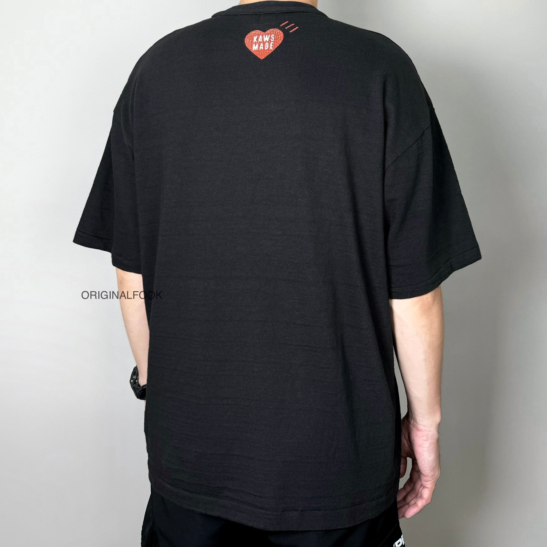 Buy Human Made X KAWS Tee #4 Black online in Singapore | ORIGINALFOOK