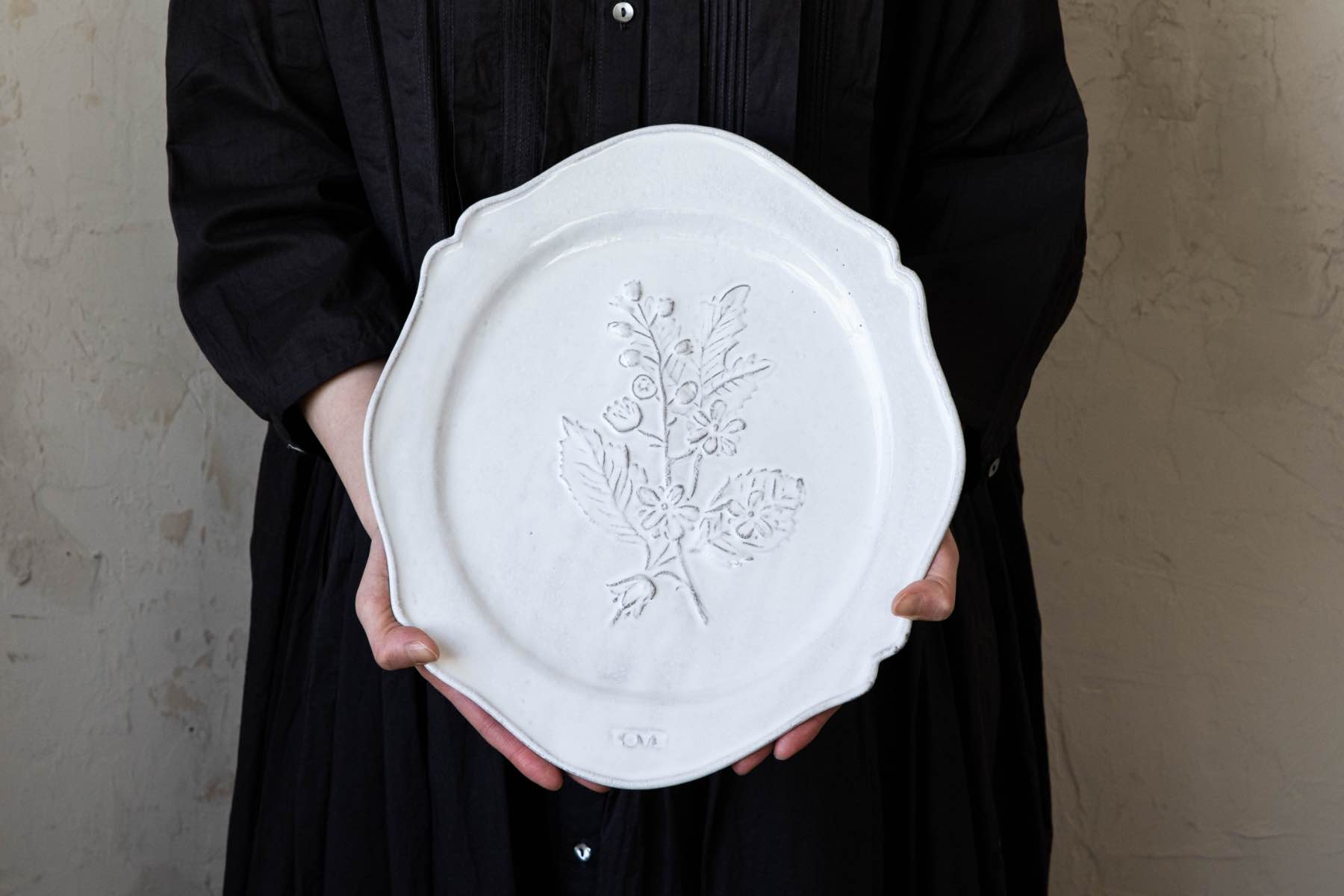 Astier de Villatte Fleurs／プレート｜皿・器｜オルネ ド フォイユ