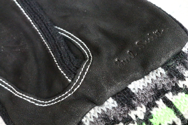 ポールスミス ラムレザー ラムウール グローブ/羊革/羊毛/手袋/Paul