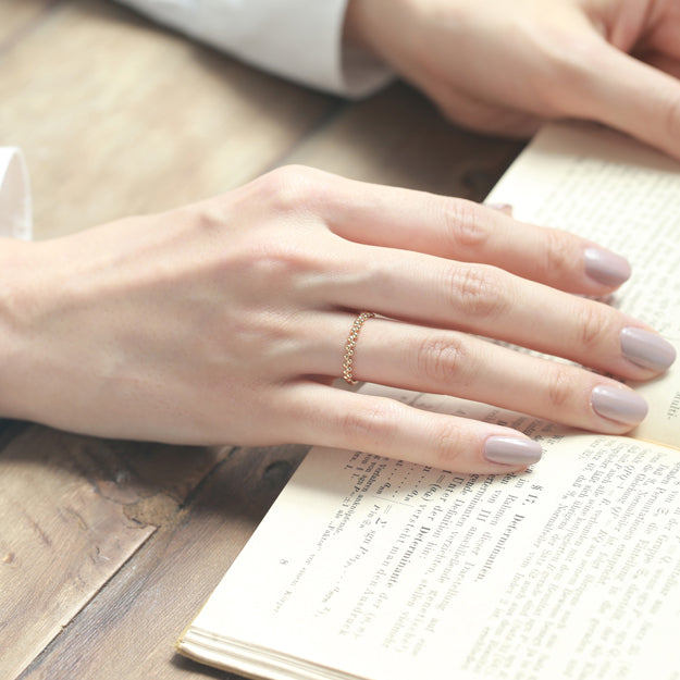 K18/Pt「ジジ」リング｜【オレフィーチェ】Orefice