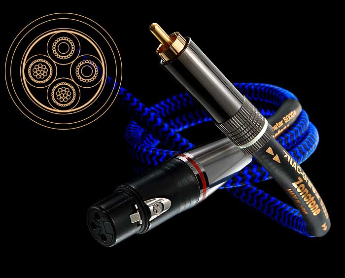 Zonotone/RCAケーブル/7NAC-Granster 5000α RCA 1.0m -DJ機材アナログ