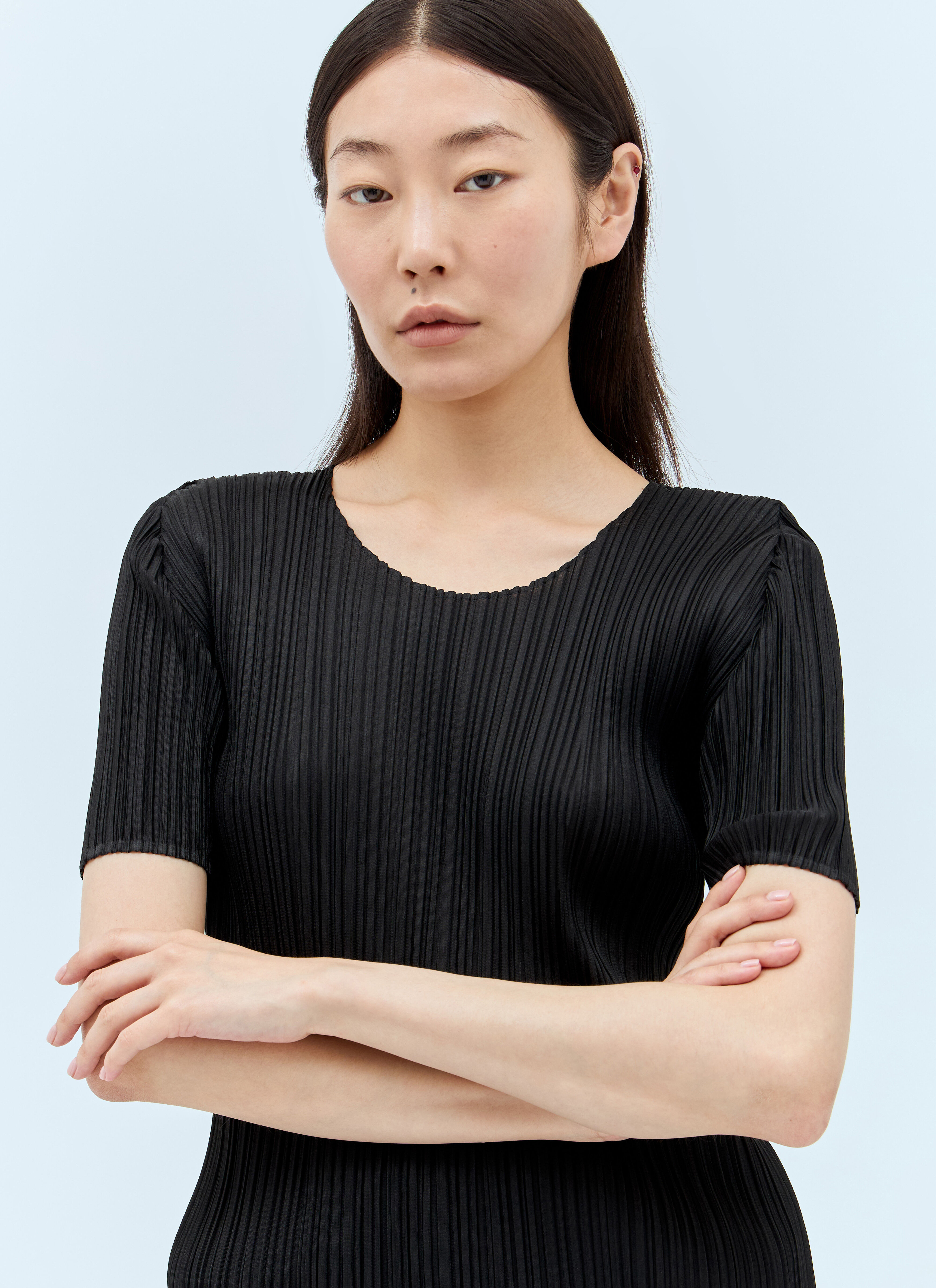 ky101 【美品】PLEATS PLEASE ベアトップ 黒 フリー