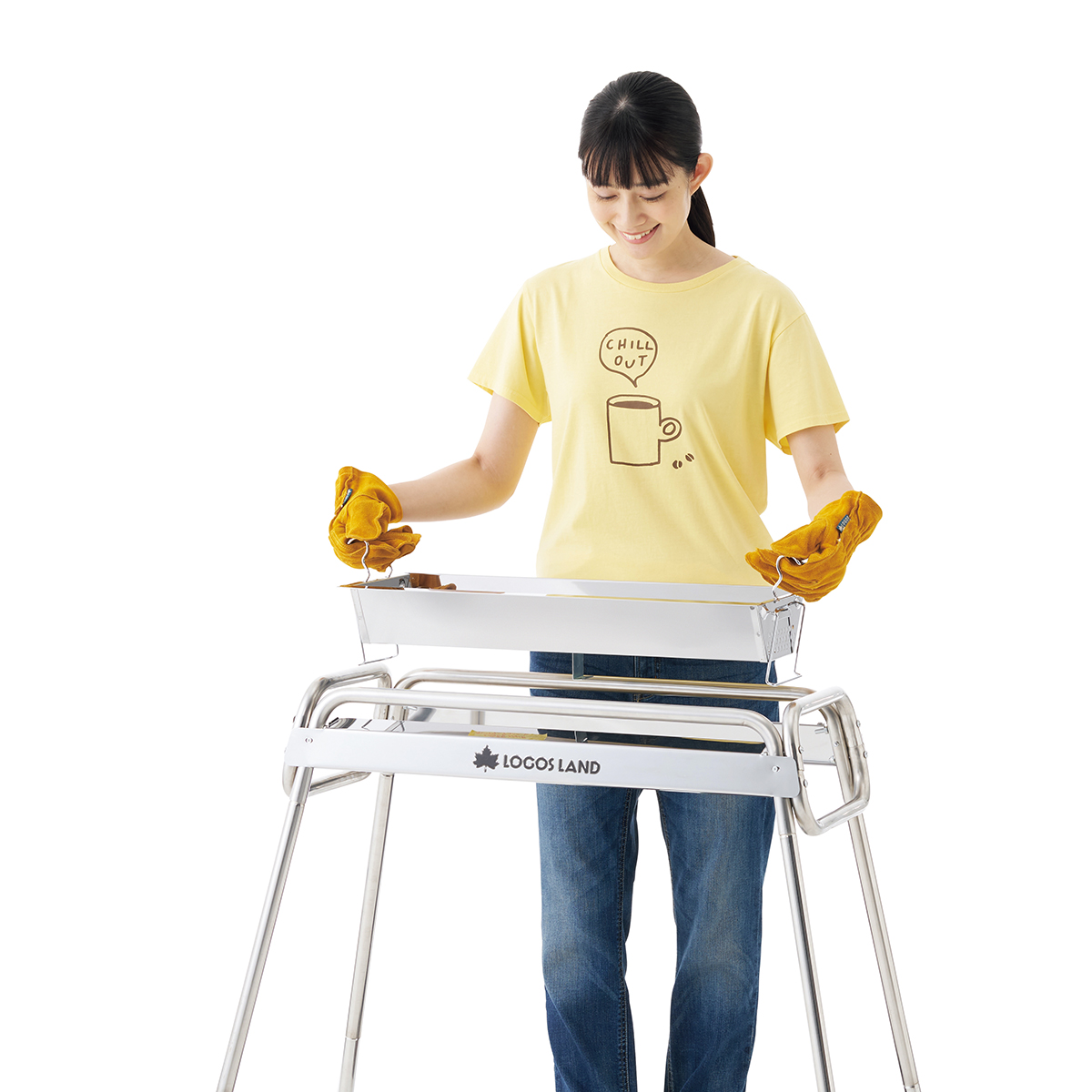 LOGOS LAND チューブラルグリル L|ギア|グリル・たき火・キャンドル