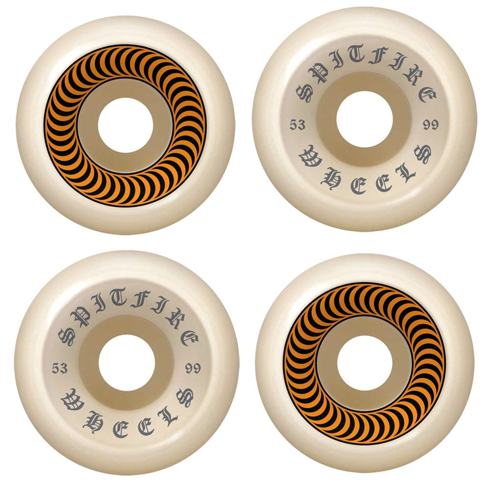 Spitfire OG Classic 53mm 99a Orange - Boarder Labs & CalStreets