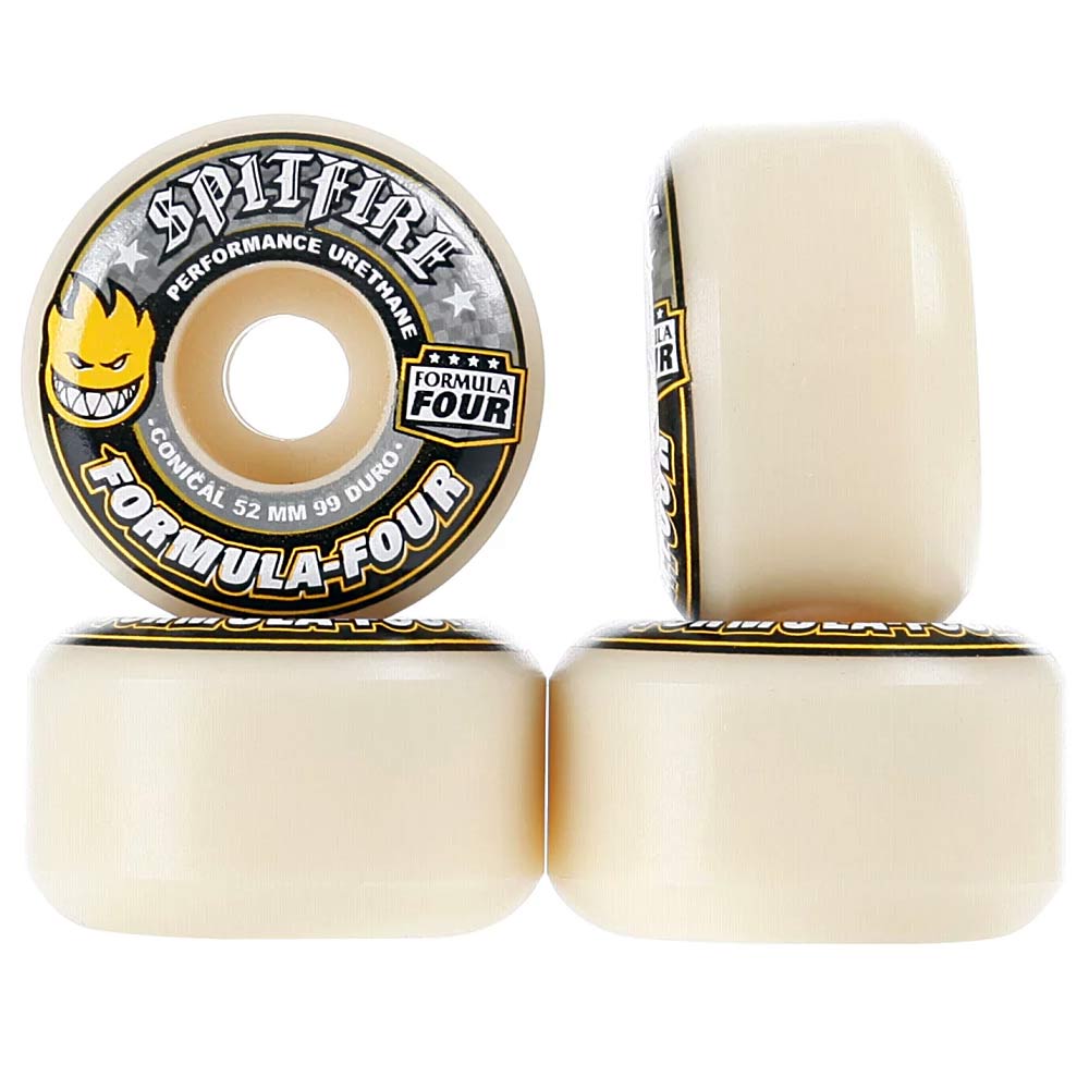 Spitfire Formula Four Conical 52mm 99a Natural - CalStreets
