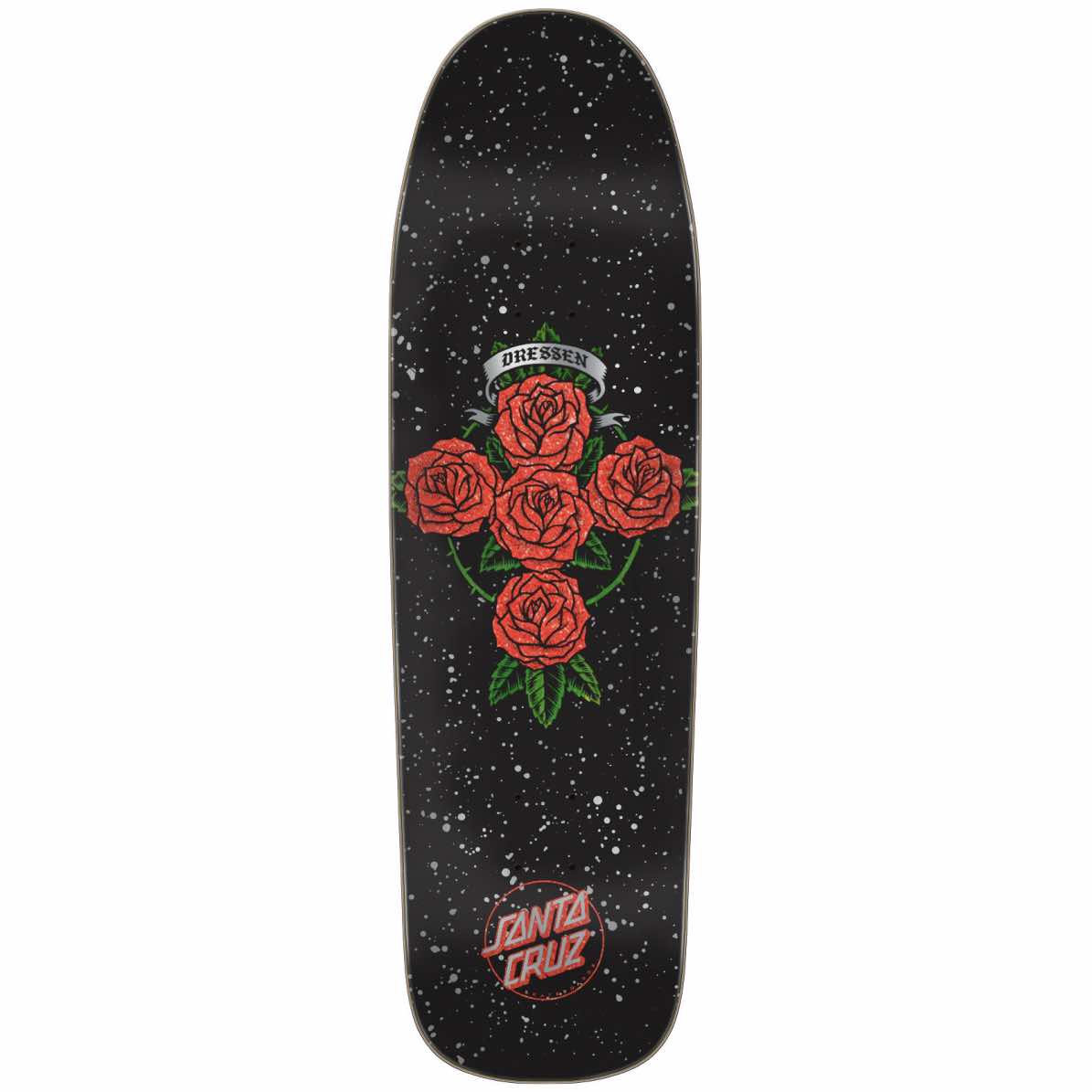 Santa Cruz Dressen Rose Cross Shaped Deck 9.31