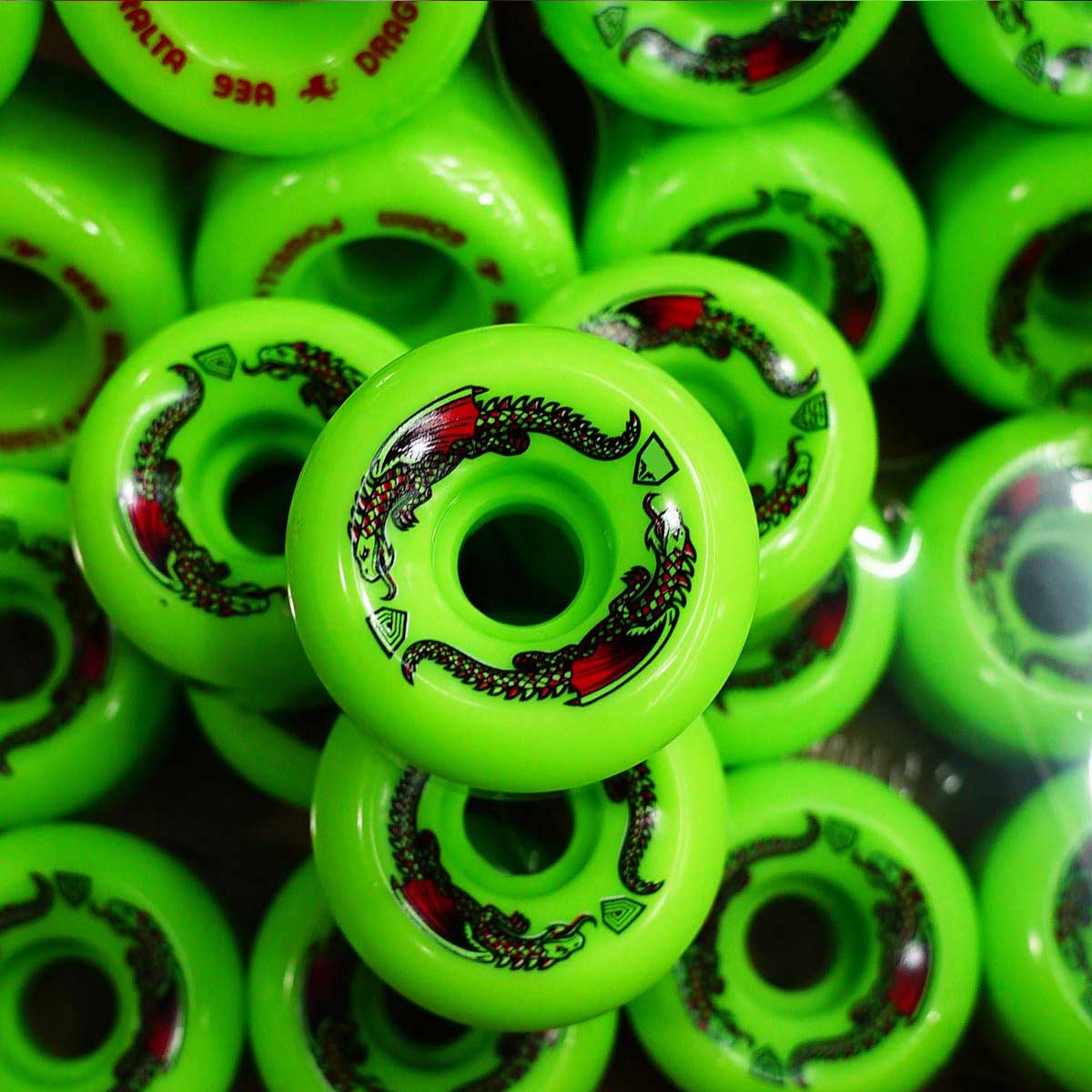 Powell Peralta Dragon 52mm X 31mm 93a Green - CalStreets BoarderLabs