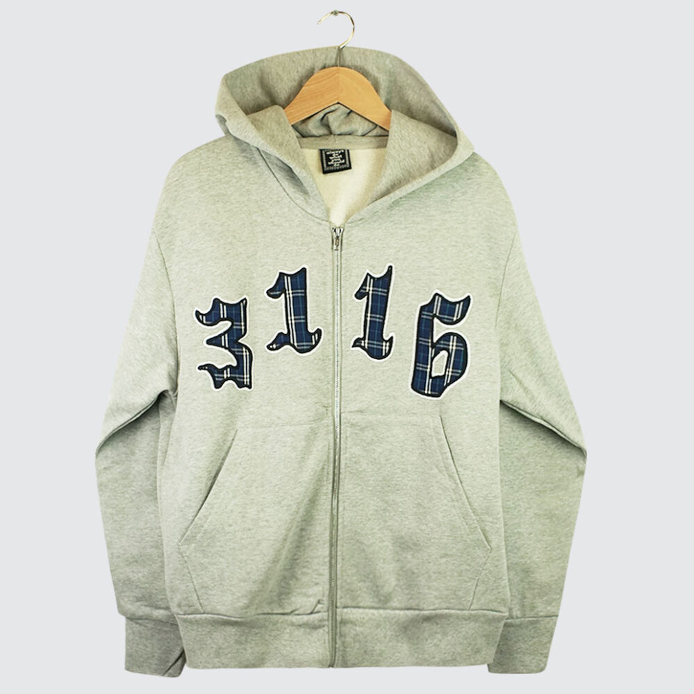 Always Do What You Should Do 3116 Premium Zip-Hoodie Grey - LOBBY
