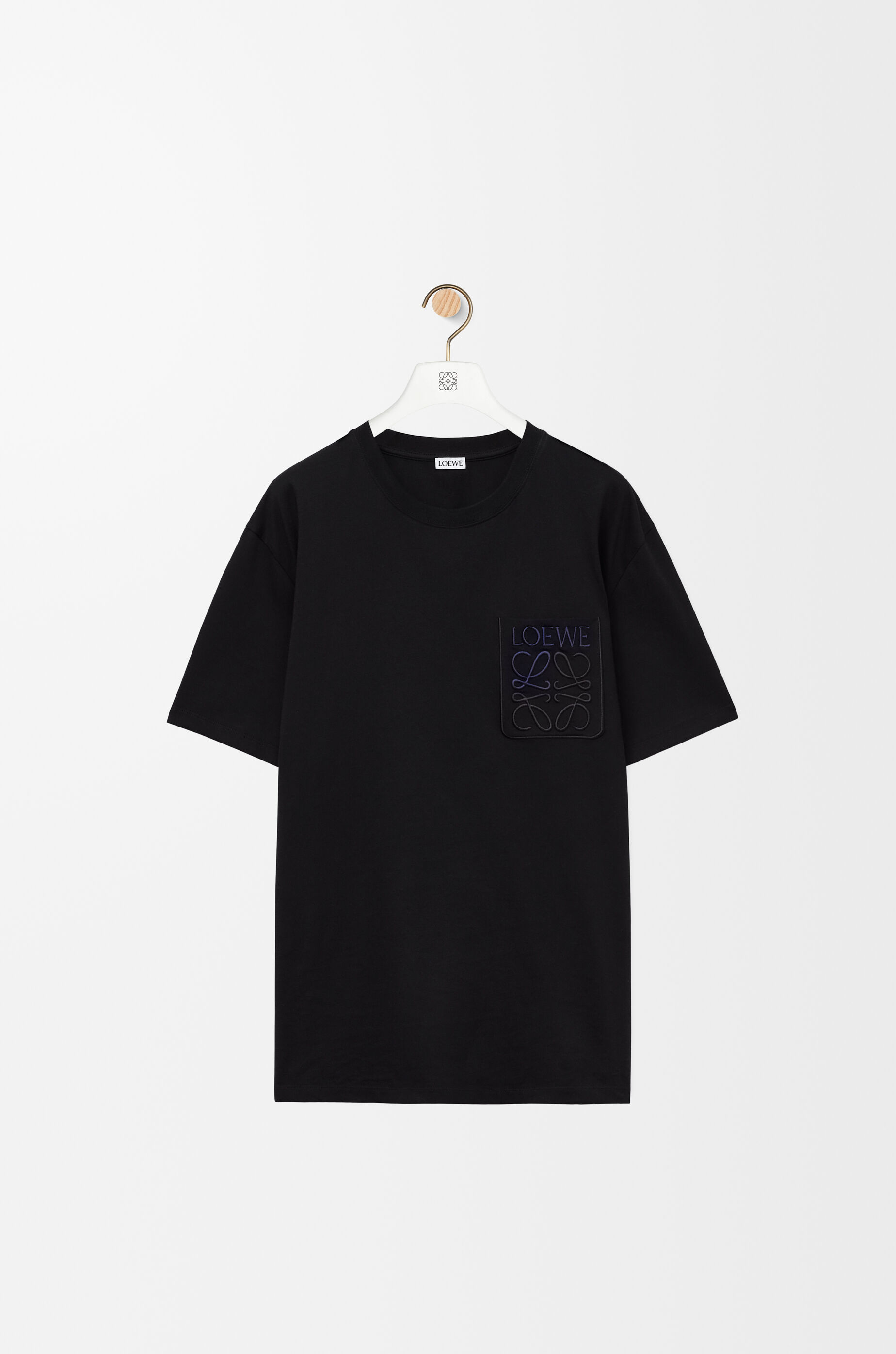 Relaxed fit T-shirt in cotton Black - LOEWE USA Official Website