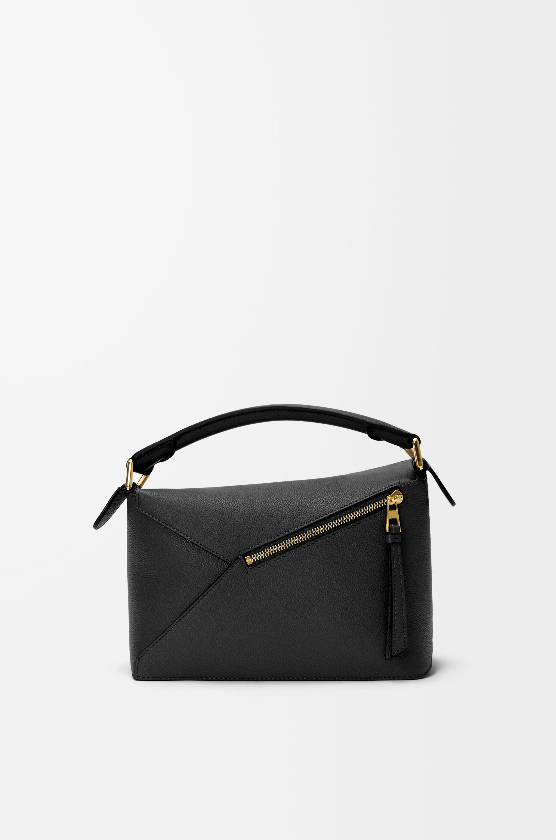 Small Puzzle Edge bag in soft grained calfskin Black - LOEWE USA