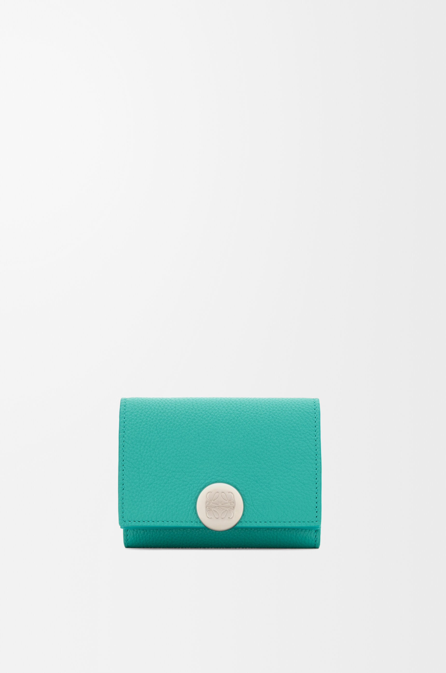 ペブル トライフォールド ウォレット（ペブルグレインカーフ） ブルー