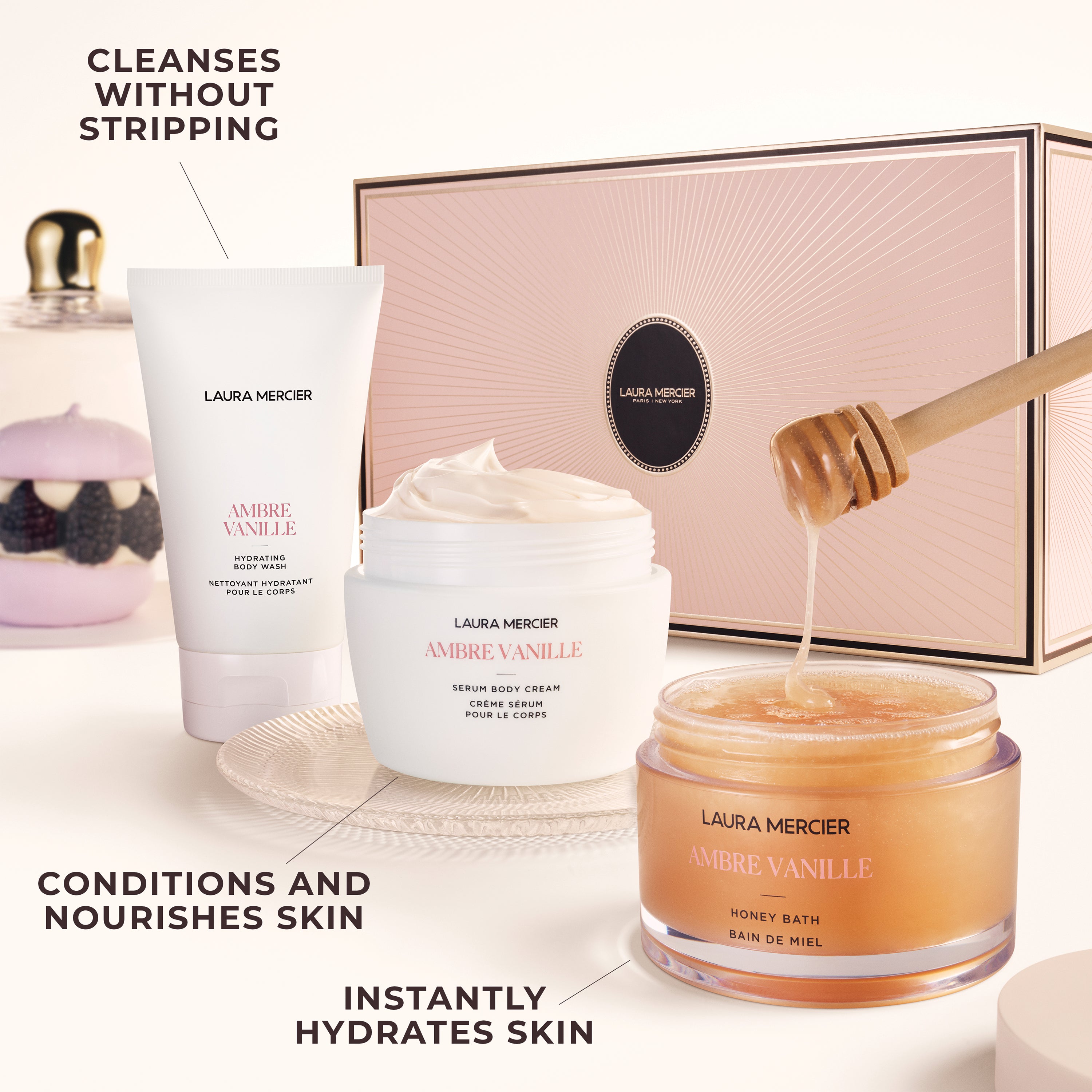 Delicious & Decadent Ambre Vanille Collection – Holiday Body Set