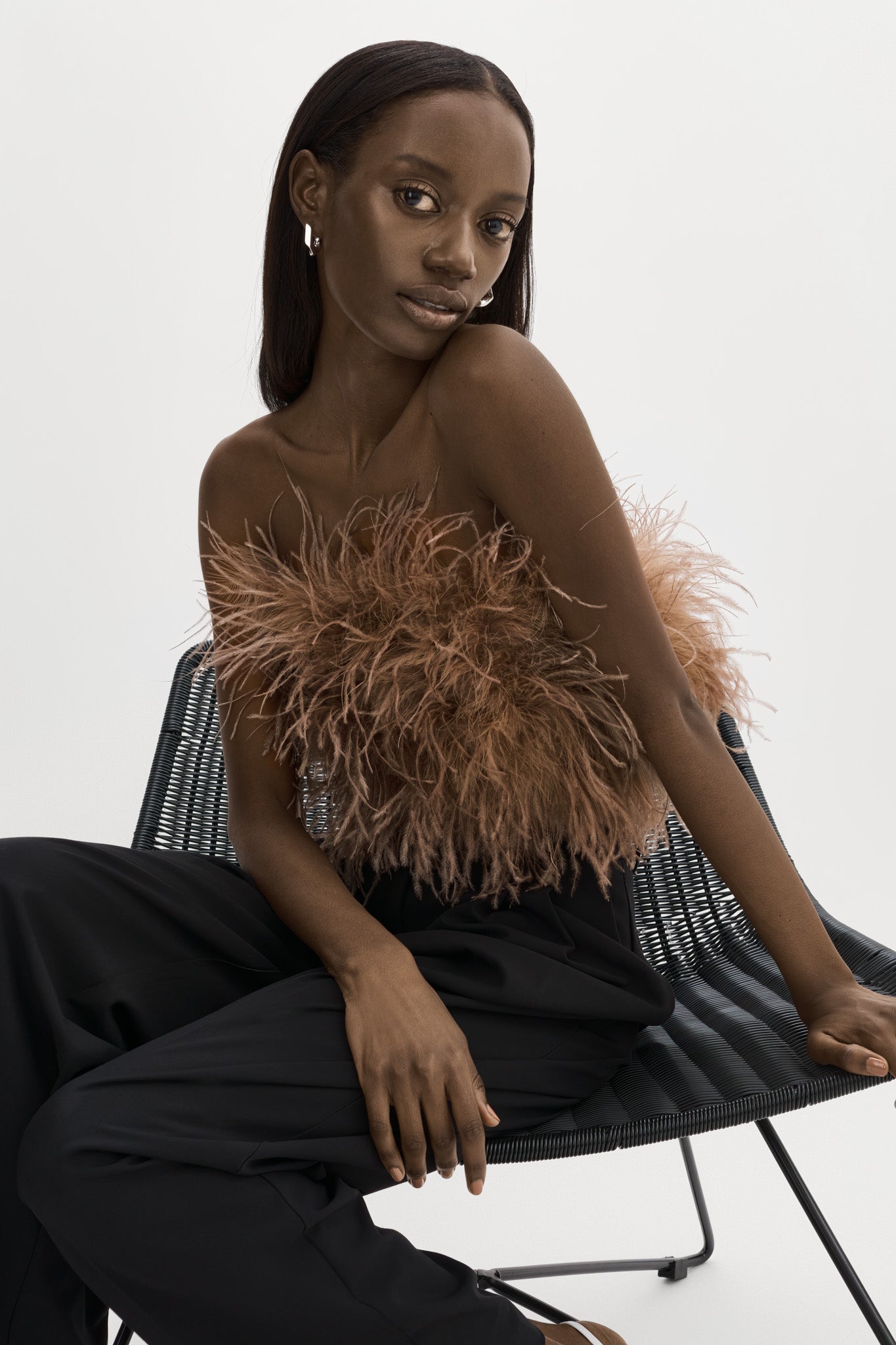 ZAINA | Feather Bustier – LAMARQUE